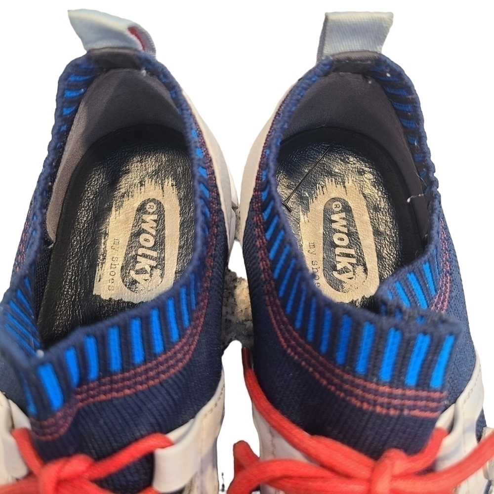 Wolky Lace-up Multicolor Sneaker, Size 6.5 - Picture 9 of 13